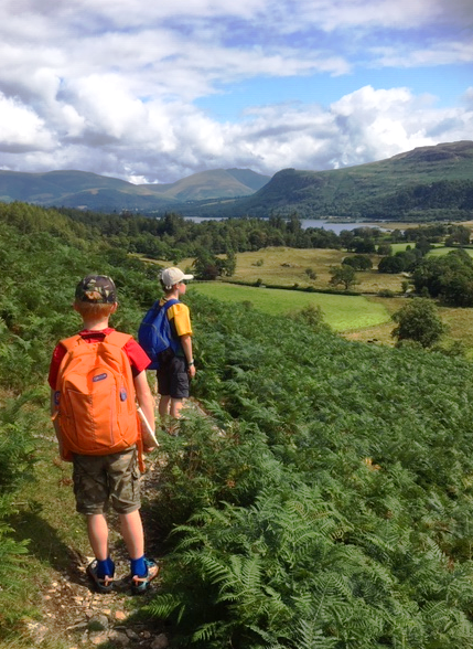 High path around Derwentwater
